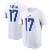 Nike Puka Nacua Los Angeles Rams Player Name & Number T-Shirt White