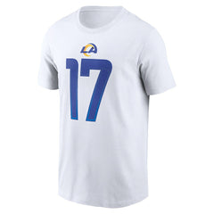 Nike Puka Nacua Los Angeles Rams Player Name & Number T-Shirt White