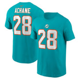 Nike De’Von Achane Miami Dolphins Player Name & Number T-Shirt Aqua