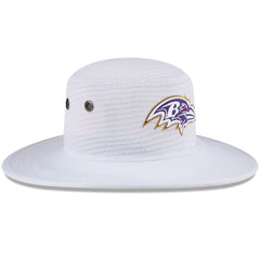 Baltimore Ravens New Era 2024 NFL Training Camp Panama Bucket Hat White