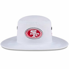San Francisco 49ers New Era 2024 NFL Training Camp Panama Bucket Hat White