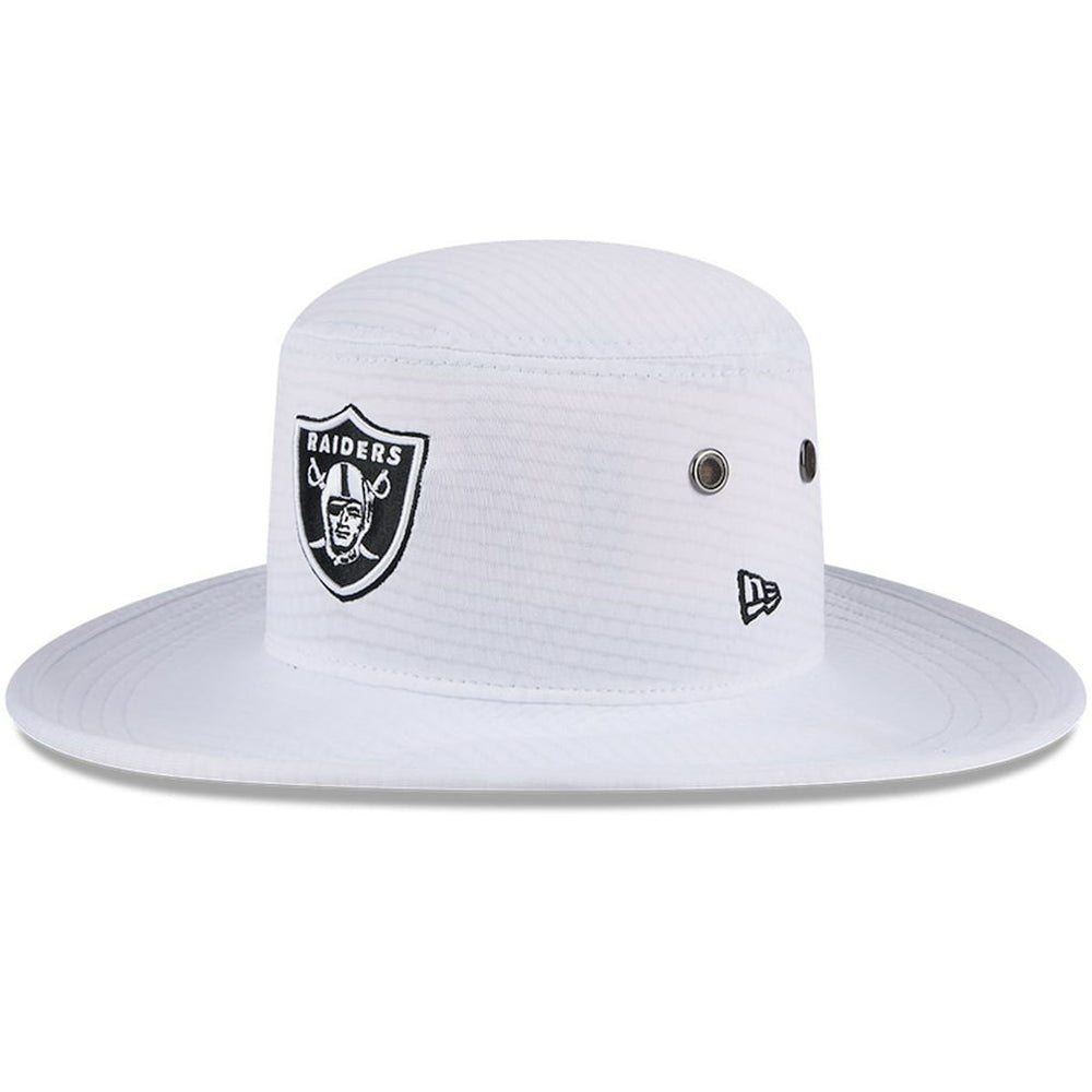 Las Vegas Raiders New Era 2024 NFL Training Camp Panama Bucket Hat White