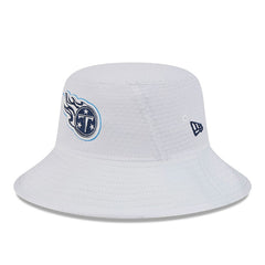 Tennessee Titans New Era 2024 NFL Training Camp Stretch Bucket Hat White