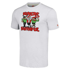 San Francisco 49ers Homage Unisex Holiday Tri-Blend T-Shirt Gray