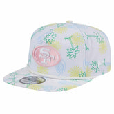San Francisco 49ers New Era Vacay Golfer Snapback Hat White