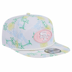 San Francisco 49ers New Era Vacay Golfer Snapback Hat White