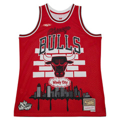 Chicago Bulls x Tats Cru Hardwood Classics Fashion Jersey for sale Red | Mitchell & Ness Lifestyle