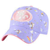 47 brand San Francisco 49ers '47 Girls Preschool Unicorn Clean Up Adjustable Hat Lavender