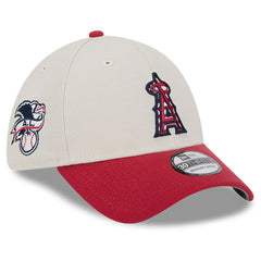 Los Angeles Angels New Era 2024 Fourth of July 39THIRTY Flex Hat - Khaki/Red - New Era Online