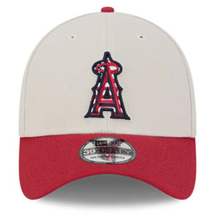 Los Angeles Angels New Era 2024 Fourth of July 39THIRTY Flex Hat - Khaki/Red - New Era Online