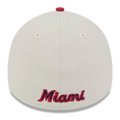 Miami Marlins New Era 2024 Fourth of July 39THIRTY Flex Hat - Khaki/Red - New Era Discount