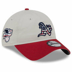 Athletics New Era 2024 Fourth of July 9TWENTY Adjustable Hat - Khaki/Red - New Era on Sale