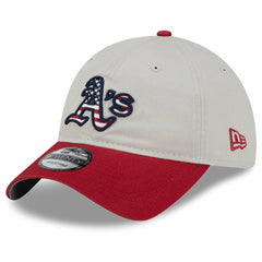 Athletics New Era 2024 Fourth of July 9TWENTY Adjustable Hat - Khaki/Red - New Era on Sale