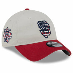San Francisco Giants New Era 2024 Fourth of July 9TWENTY Adjustable Hat - Khaki/Red - New Era Sale
