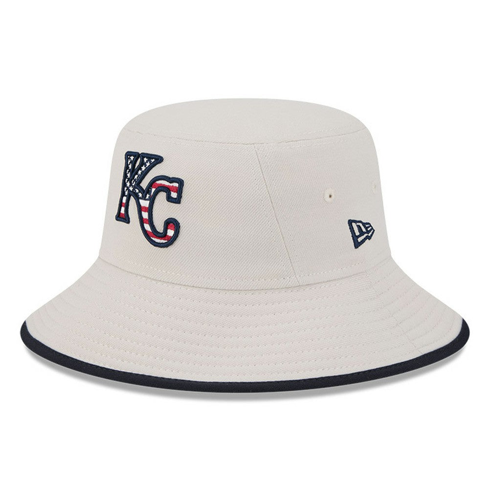 Kansas City Royals New Era 2024 Fourth of July Bucket Hat - Khaki - New Era Lifestyle