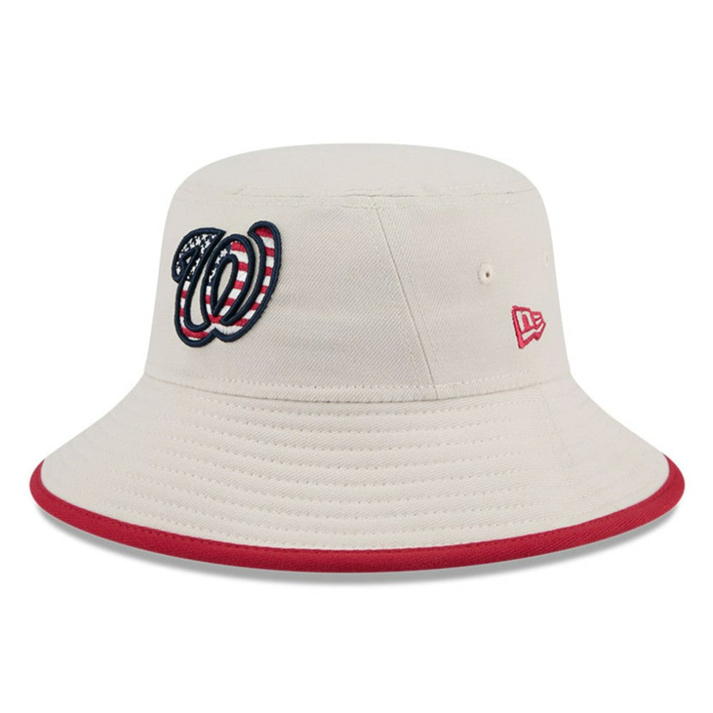 Washington Nationals New Era 2024 Fourth of July Bucket Hat - Khaki - New Era on Sale