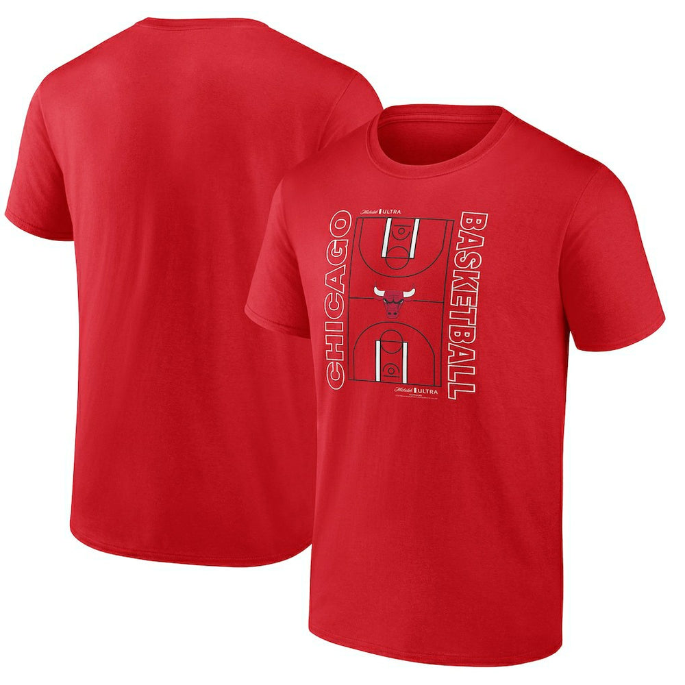 Chicago Bulls Michelob Ultra Full Court T-Shirt - Red