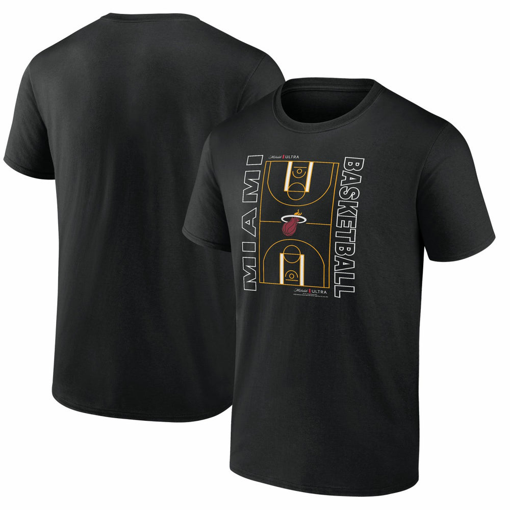 Miami Heat Michelob Ultra Full Court T-Shirt - Black