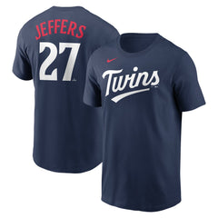 Ryan Jeffers Minnesota Twins Nike Player Name & Number T-Shirt - Navy - Nike Online
