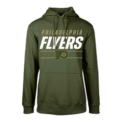 Philadelphia Flyers Levelwear Youth Podium Fleece Pullover Hoodie - Olive - NHL 200791944