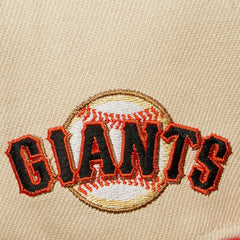 San Francisco Giants Mitchell & Ness Cooperstown Collection Speed Zone Snapback Hat - Cream - Mitchell & Ness Discount