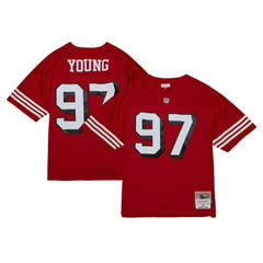 Mitchell & Ness Bryant Young San Francisco 49ers Legacy Replica Jersey Scarlet