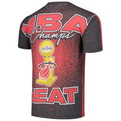 Miami Heat Hardwood Classics 2006 NBA Champions Champ City T-Shirt Red | Mitchell & Ness US
