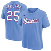 Jose Leclerc Texas Rangers Nike Youth Name & Number T-Shirt - Light Blue - Nike Discount