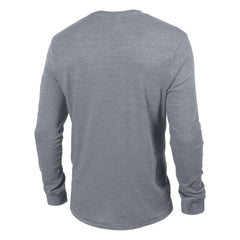 St. Louis Blues Champion Tri-Blend Dual-Stripe Long Sleeve T-Shirt - Heather Gray - NHL 200838123