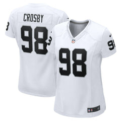 Nike Maxx Crosby Las Vegas Raiders Women's Game Jersey White