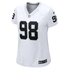 Nike Maxx Crosby Las Vegas Raiders Women's Game Jersey White
