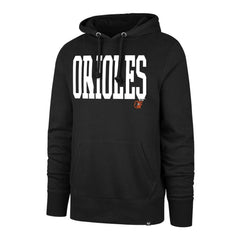 Baltimore Orioles '47 Dime Headline Pullover Hoodie - Black - 47 brand Sale