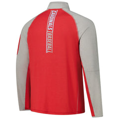 St. Louis Cardinals New Era Father's Day Raglan Quarter-Zip Top - Red - New Era Online