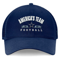 Fanatics Dallas Cowboys Fundamentals Timeout Trucker Adjustable Hat Navy