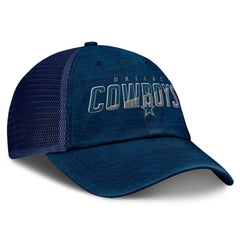 Fanatics Dallas Cowboys Fundamentals Challenge Trucker Adjustable Hat Navy