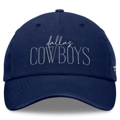 Fanatics Dallas Cowboys Women's Fundamentals Review Adjustable Hat Navy