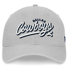 Fanatics Dallas Cowboys Women's Rustic Kickoff Adjustable Hat Gray