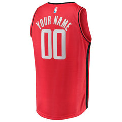Houston Rockets Fast Break Custom Replica Jersey Icon Edition - Red | Fanatics for sale