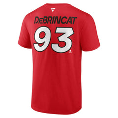 Alex DeBrincat Detroit Red Wings Fanatics Authentic Pro Prime Name & Number T-Shirt - Red - NHL 200852375