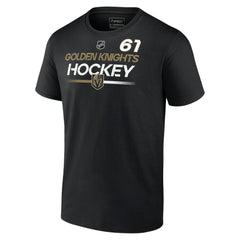 Mark Stone Vegas Golden Knights Fanatics Authentic Pro Prime Name & Number T-Shirt - Black - NHL 200852421