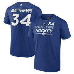 Auston Matthews Toronto Maple Leafs Fanatics Authentic Pro Prime Name & Number T-Shirt - Blue - NHL 200852468