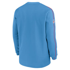 Nike Tennessee Titans Alternate Logo Coach Long Sleeve Top Light Blue