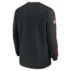 Nike Atlanta Falcons Alternate Logo Coach Long Sleeve Top Black