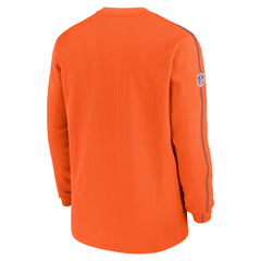 Nike Denver Broncos Alternate Logo Coach Long Sleeve Top Orange