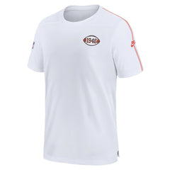 Nike Cleveland Browns Sideline Alternate Logo Coach Performance T-Shirt White