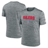 Nike Tennessee Titans Sideline Velocity Throwback Logo Dri-FIT T-Shirt Gray