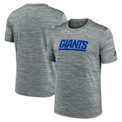 Nike New York Giants Sideline Velocity Throwback Logo Dri-FIT T-Shirt Gray