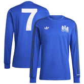 Manchester United x George Best Originals Lifestyler Long Sleeve Jersey Blue - Adidas for sale