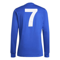 Manchester United x George Best Originals Lifestyler Long Sleeve Jersey Blue - Adidas for sale