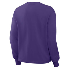 Nike Minnesota Vikings Women's Boxy Long Sleeve T-Shirt Purple